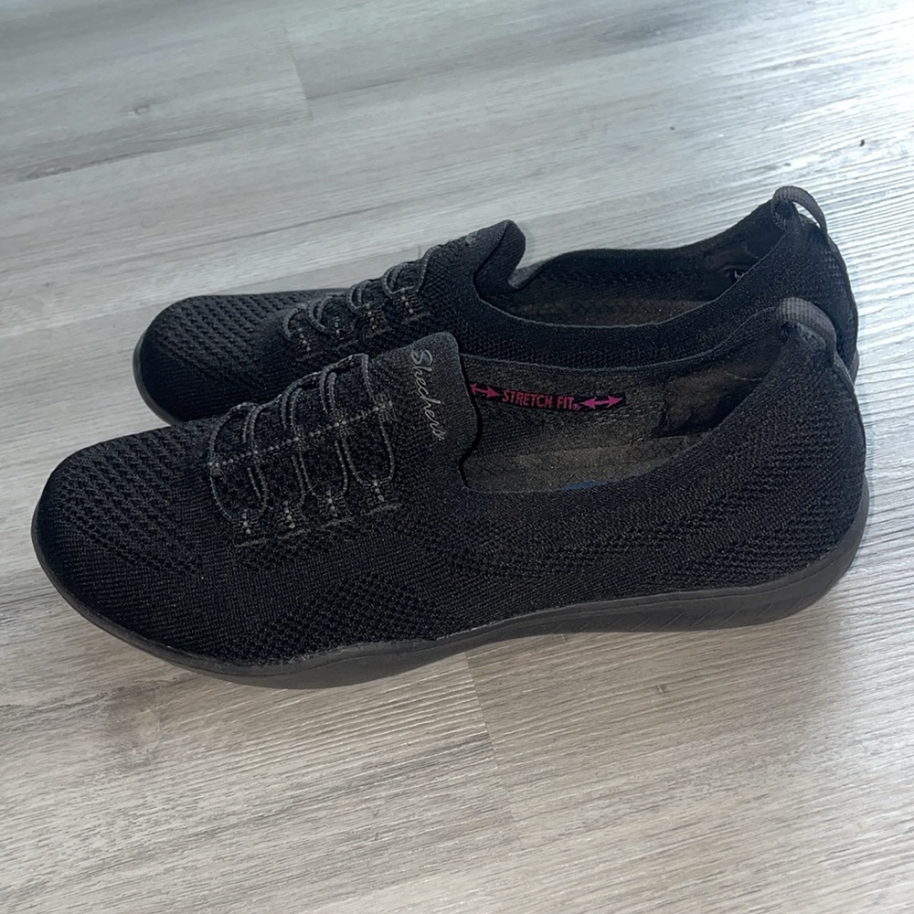 Sketchers air cooled memory foam slip on shoes 7